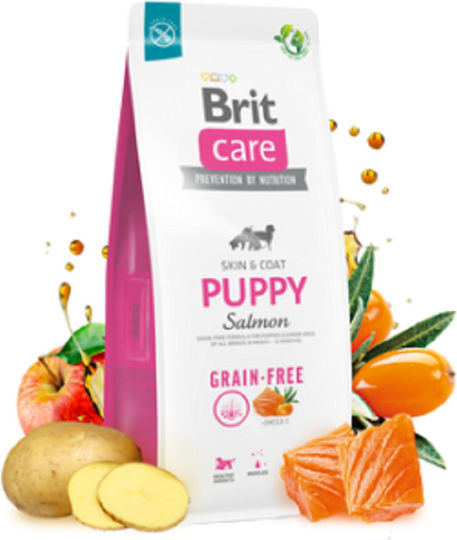 Brit Care Puppy 3kg Dry Food Grain-Free & Gluten-Free for Puppies with Potatoes and Salmon
