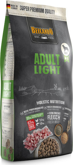 Belcando Adult Light for Adult Dogs with Low Activity or Overweight Dogs, 12.5kg Dry Food Diet for Adult Large Breed Dogs with Poultry