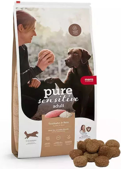 Meradog Pure Sensitive Senior 12.5kg Trockenfutter ohne Gluten für erwachsene Hunde mit Türkei und Reis