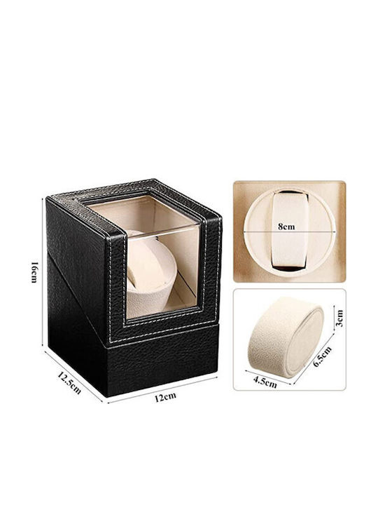 Cute Rotativ Automatic Watch Winder Iuni Negru-crem