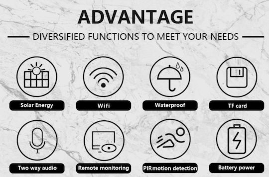 IP Surveillance Camera Wi-Fi/4G Full HD+ 3MP Waterproof Battery with Two-Way Communication