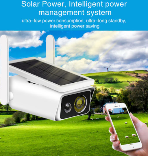 IP Surveillance Camera Wi-Fi/4G Full HD+ 3MP Waterproof Battery with Two-Way Communication