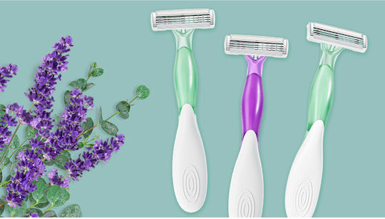 Bic Soleil Escape Λεβάντα & Ευκάλυπτος Ξυραφάκια Μιας Χρήσης 3τεμ