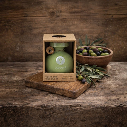 Ladolea Extra Virgin Olive Oil Organic Product Koroneiki Korinthias 200ml