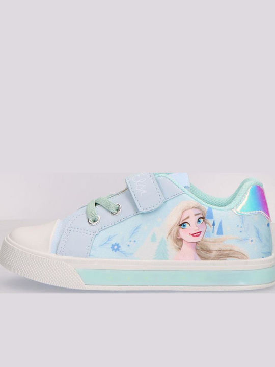 Disney Frozen Kinder Sneaker Anatomisch mit Lichtern Hellblaue