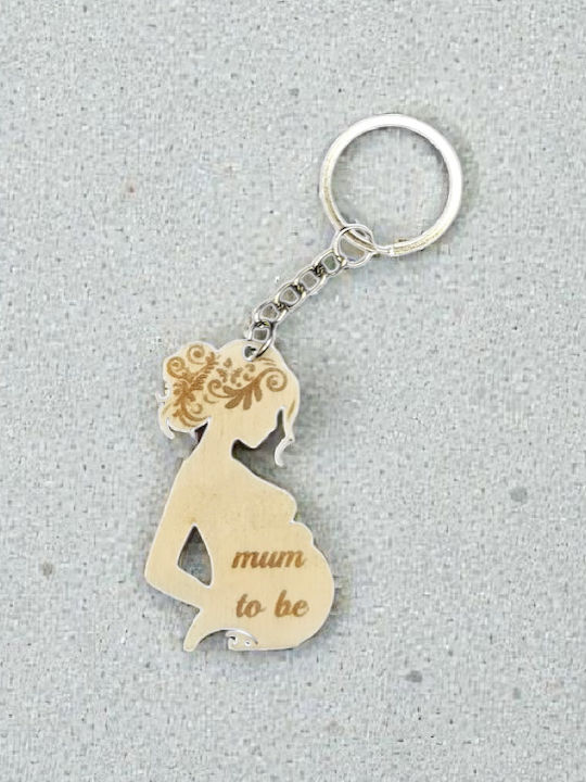 Лампа Овален Дървен Ключодържател Mum To Be Bb4598270365450 Кафяв