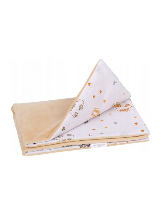 BabyMam Pătură Pepinieră Swaddling 100% Bumbac Albă 75x50cm