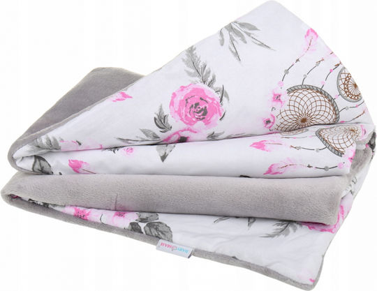 BabyMam Pătură Pepinieră Swaddling 100% Bumbac Gri 75x50cm