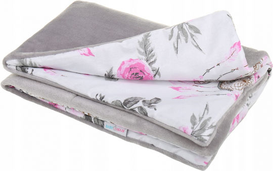 BabyMam Pătură Pepinieră Swaddling 100% Bumbac Gri 75x50cm