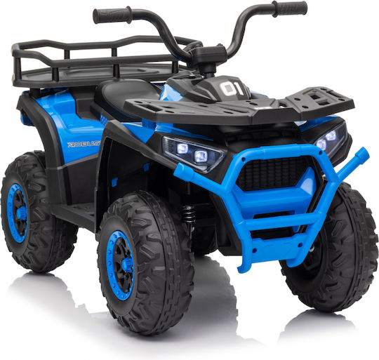 Kids Electric 4 Wheel Motorcycle 12 Volt Blue for 3+ Years