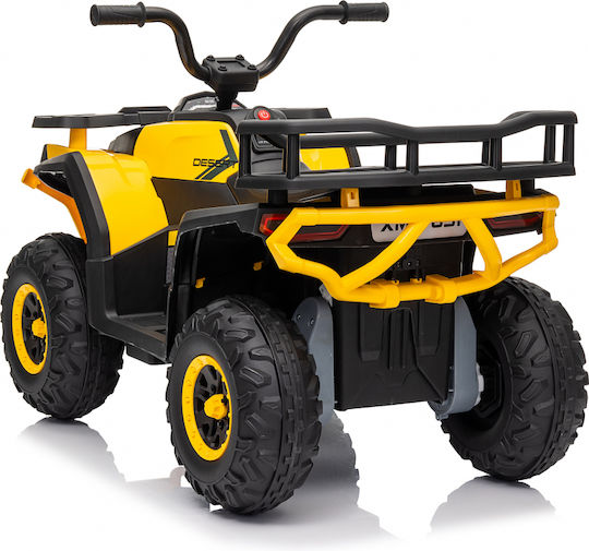 Kids Electric 4 Wheel Motorcycle 12 Volt Yellow
