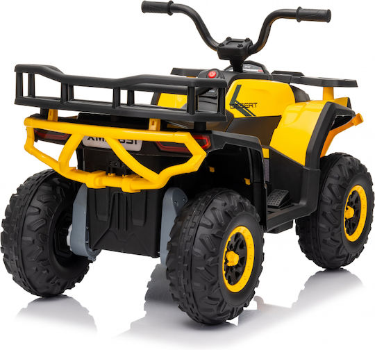 Kids Electric 4 Wheel Motorcycle 12 Volt Yellow