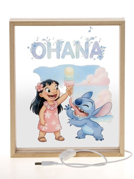 Gift Set Candle Lilo & Stitch Flat Scented White