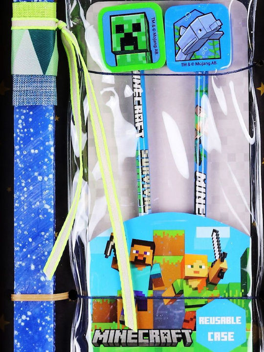 Πασχαλινή Λαμπάδα Minecraft Στρογγυλή