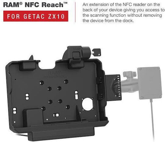 Ram Mounts Ram Locking Power + Data Dock Getac Zx10 Multicolor