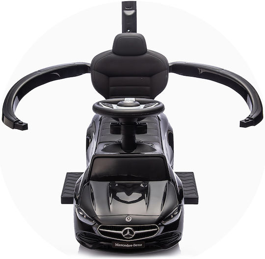 Chipolino Mercedes C-Class Количка Езда На С Ръкохватка За Родител Със Звук Черна