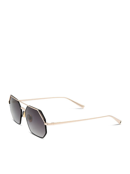 Kreuzbergkinder Samuel Sunglasses Black with Metallic Frame Kreuzbergkinder Samuel Sunglasses Black with Metallic Frame