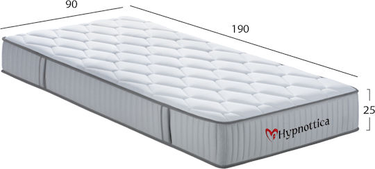 HomeMarkt Hypnottica Single Ergonomic Mattress Roll Pack 90x190cm with Pocket Springs