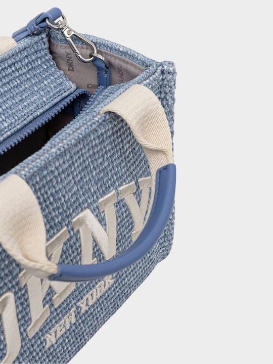 Fabric Women's Handbag Light Blue