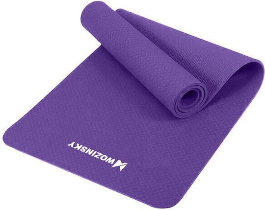 Wozinsky Saltea de Gimnastică Yoga Mov (181x63x1cm)