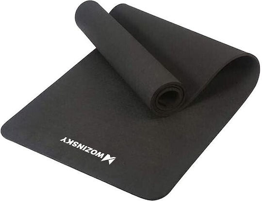 Wozinsky Στρώμα Yoga Μαύρο (181x63x1cm)