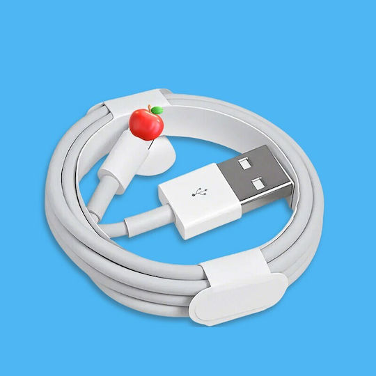 Fast Charging Data Cable Alista Home Usb-b Port Compatible Iphone Lightning Ports 2a Fast Charging 2m Length White