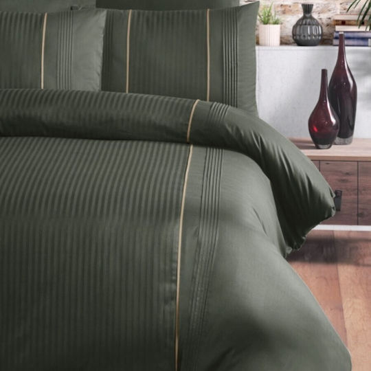 First Choice Σετ Διπλή 200x220cm Elegant Green