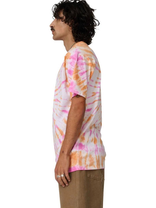 T-shirt Orange/tie Dye