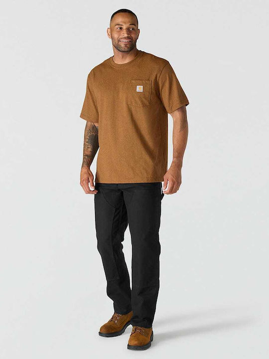 Carhartt T-shirt Καφέ