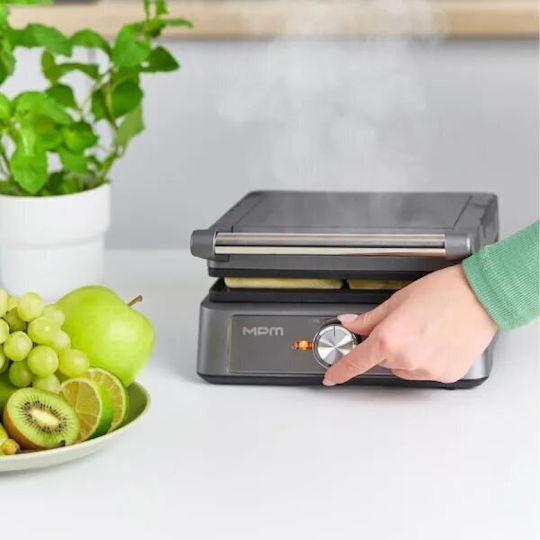 MPM Aparat Vafe Pentru Vafe Rectangulare 2 Compartimente 1900W