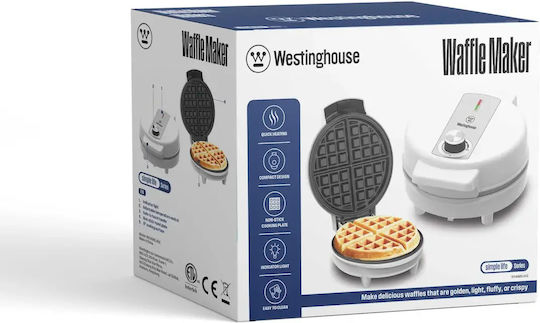 Westinghouse Βαφλιέρα για Στρογγυλές Βάφλες 1000W