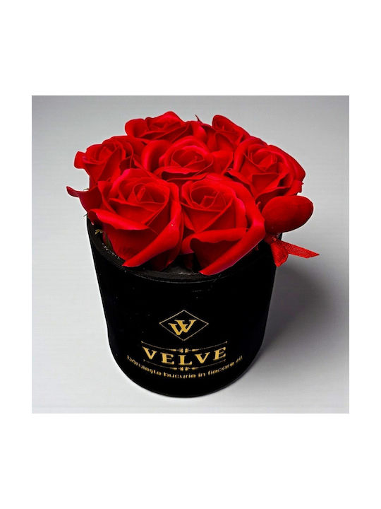 Special Valentine Package Tommy Bear 20 Cm Arrangement 7 Soap Roses In An Elegant Box Special Valentine Package Tommy Bear 20 Cm Arrangement 7 Soap Roses In An Elegant Box