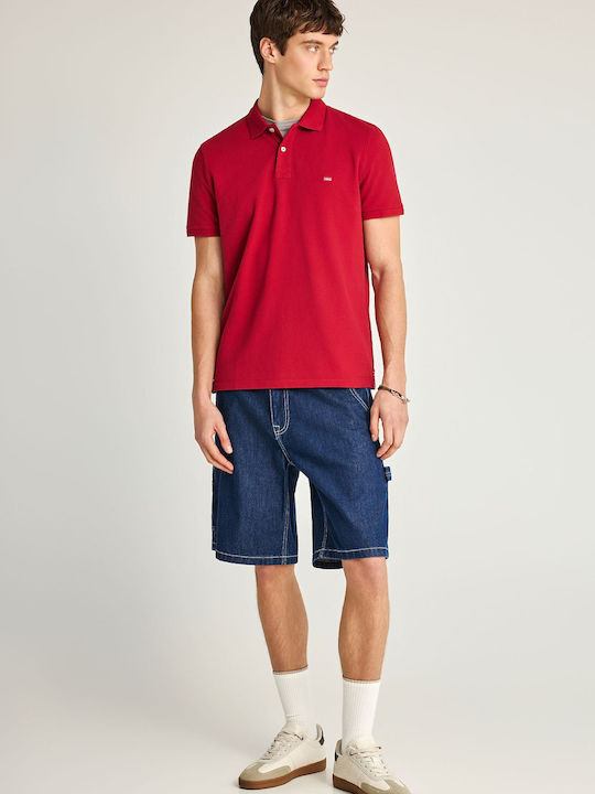 Polo Herrenblusen Kurzarm Baked Apple Rote