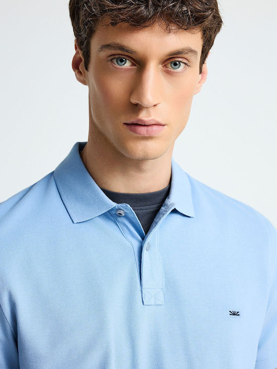 Polo Short Sleeve Blue Blouse