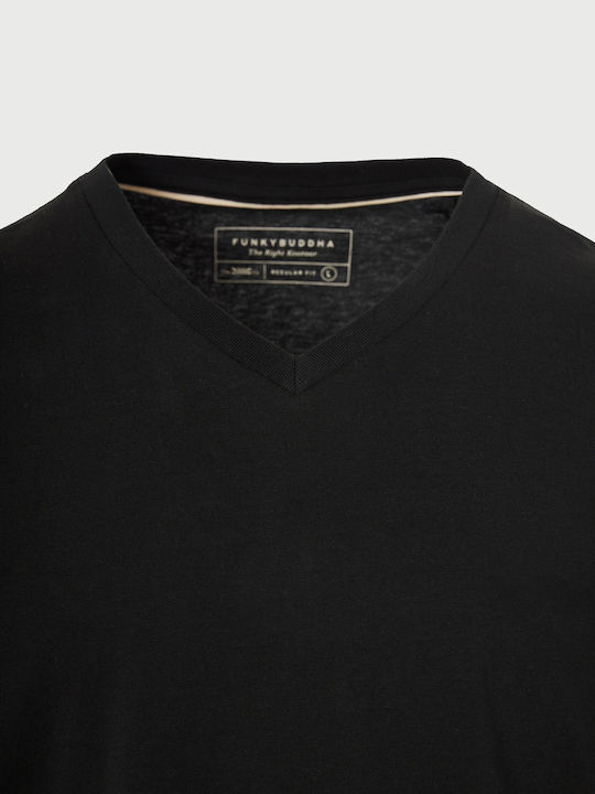 T-Shirt Schwarz FBM013-002-04-Black