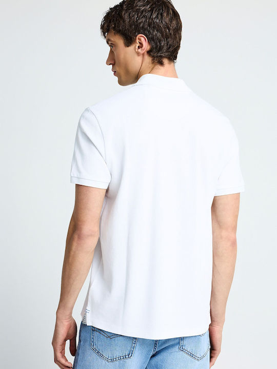 Funky Buddha Polo Μπλούζα Λευκή