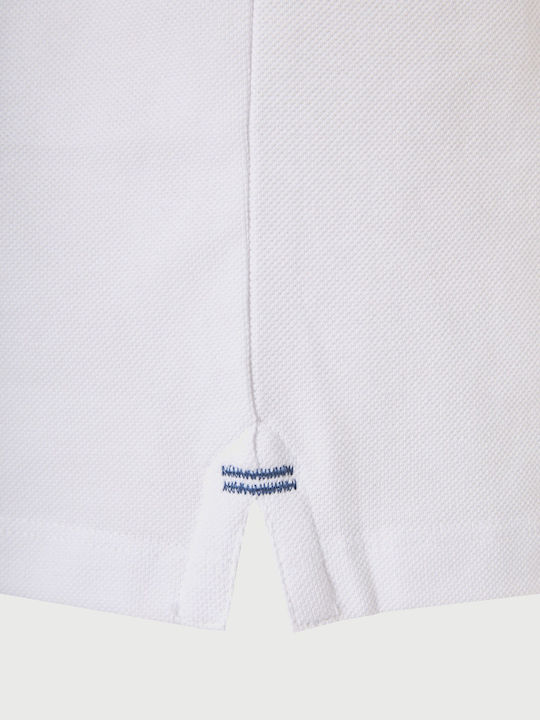 Polo Herrenbluse Kurzarm Weiße FBM013-001-11