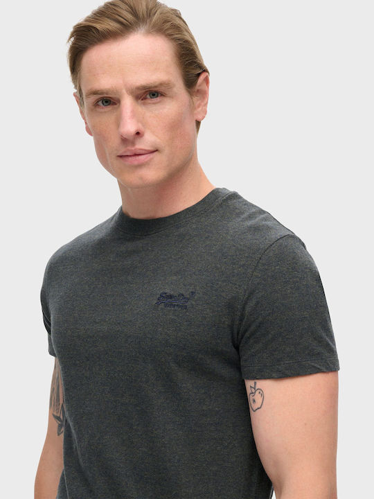 Superdry Essential Kurzarm T-Shirt Dunkelblau