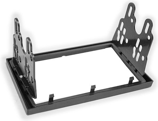 DIN Fascia Panel Mounting Base Opel Agila Astra H Corsa C D Meriva Tigra Zafira 2-Din Car Stereo Or Screen Frame 2din Black Trim 2 Din