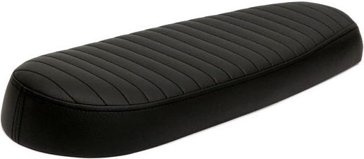 C-racer Şa De Motocicletă Neagră Universală C-racer Fat Scramsadle Scaun Scrambler Negru