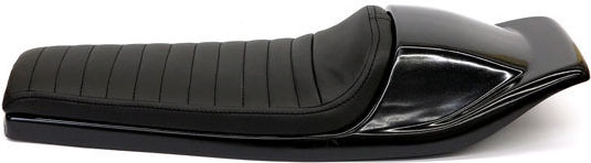 C-Racer Motorrad-Sattel Universell C-Racer Bolntor Scr5 Flat Track Sitz Schwarz
