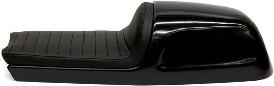 C-racer Motorrad-Sattel V Classic Schwarz