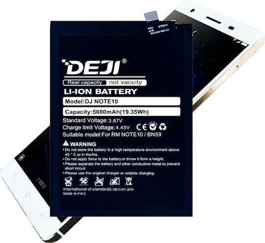 Deji Baterie Compatibilă de Înlocuire 5000mAh pentru Redmi Note 10 4G