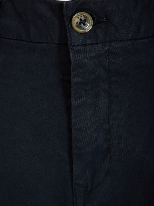 Funky Buddha Chino Trousers Navy Blue