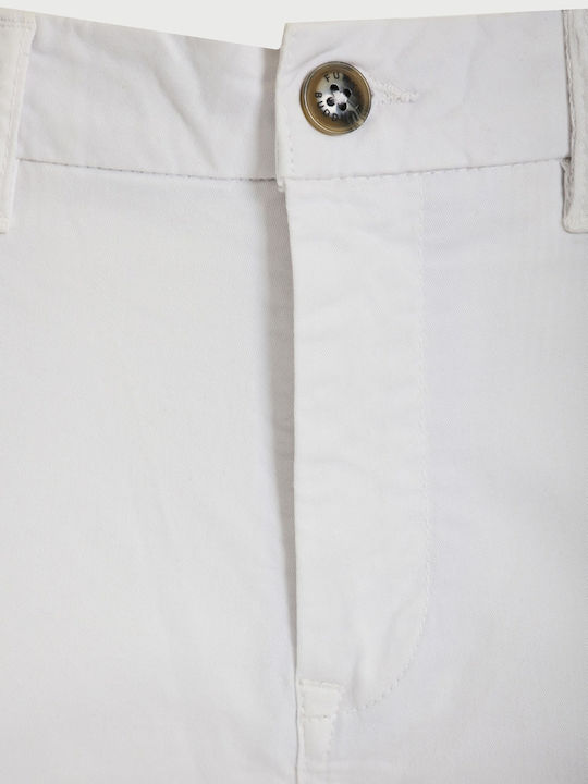 Funky Buddha Παντελόνι Chino Λευκό