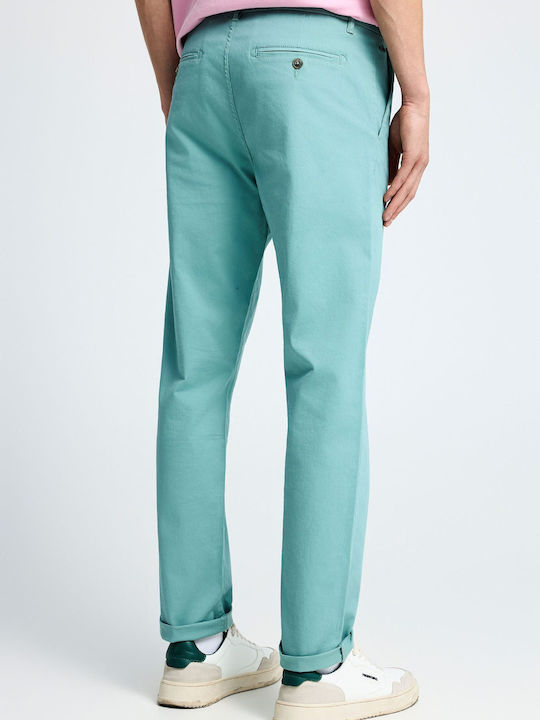 Herrenhosen Chinos In Reguläre Passform Blau