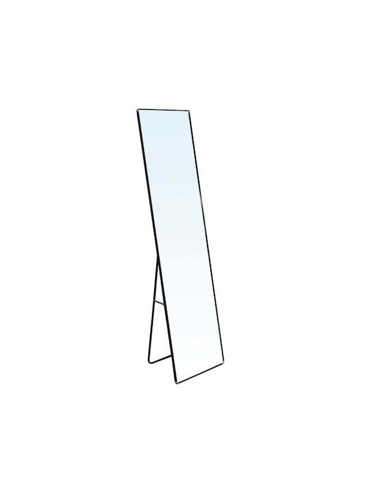 Woodwell Dayton Max Boden- oder Standspiegel mit Goldene Aluminium Rahmen 183x60cm