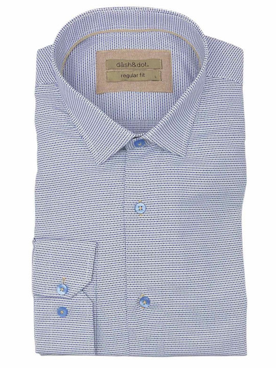 Long Sleeve Shirt in Regular Fit Light Blue