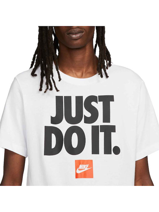 Just Do It T-Shirt Weiß