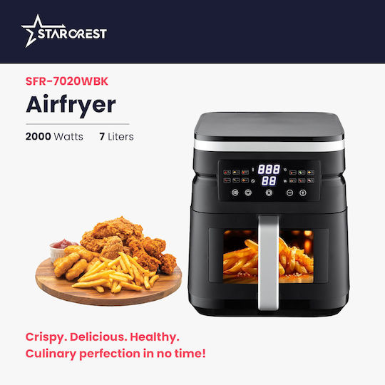 Starcrest Air Fryer 7lt Μαύρο